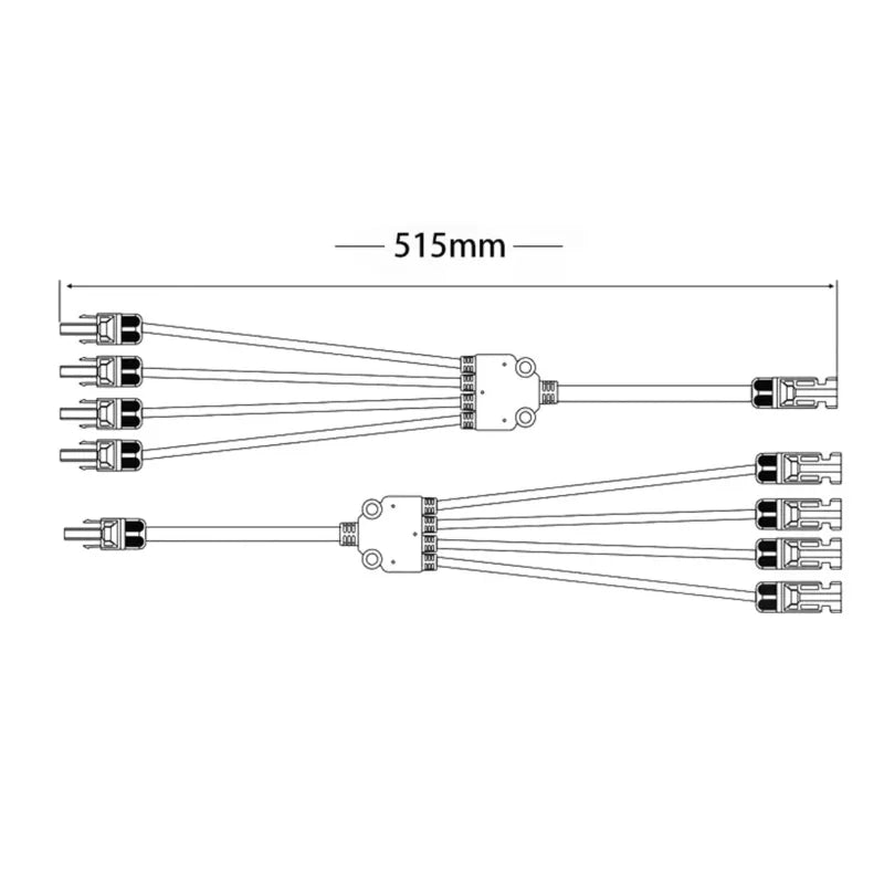 Connecteurs Solar Type Y, (1 à 4 Branches) pour panneaux solaires