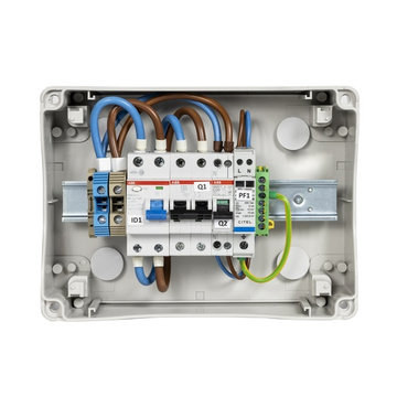 Coffret AC 8/10 KW - 1 OND MONO - 63A - 300mA