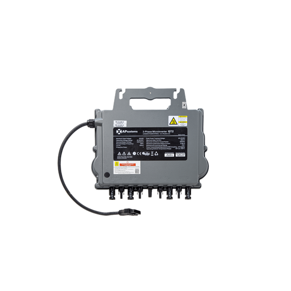 APsystems - Micro-onduleur triphasé 2000W – 4 entrées DC – QT2