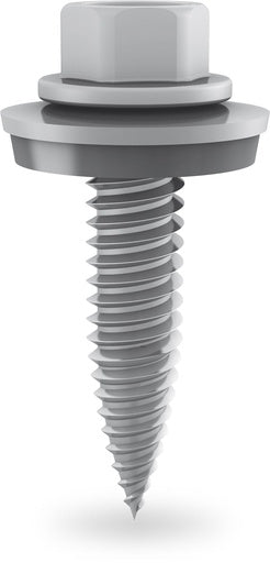 K2 SYSTEMS - Basicrail - Vis 6x38mm portant un joint d'étanchéité - SC HH DB 6,0x38 SEAL (REISSER)