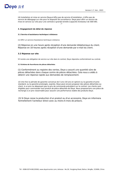 Garantie